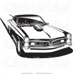 vector-automotive-clipart-of-a-black-and-white-1966-pontiac-gto-muscle-car-with-a-hood-scoop-pee.jpg