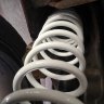 Swapping out the rear shocks and springs on a 4th Gen Trans-Am