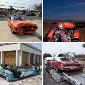 Crashed American Cars