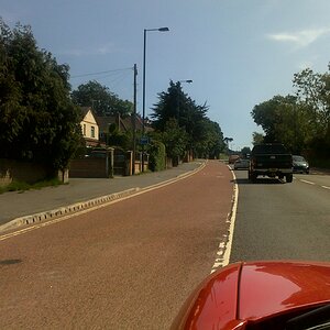 Driving up to the hill following a '78 Camaro, '95 Camaro and a Ford truck.