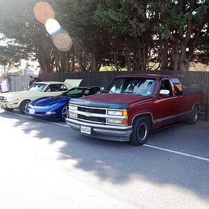 Chevy Pickup, C5 Corvette, and Mustang
