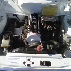 Engine in Escort Van