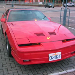 3rd Gen Firebird with a Knight Rider LED light made by Knightlight