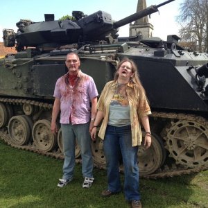 Nice day, nice people, friendly zombies...then TANK!