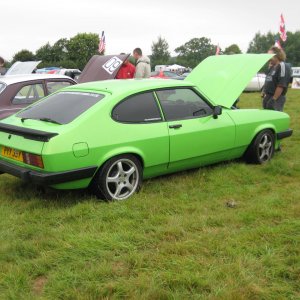 Green Ford Capri