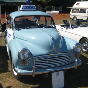 Morriss Minor Police car.