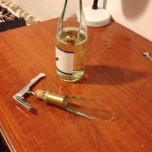 hulk trying to open wine
