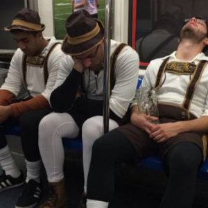 post oktoberfest ride home not so fun