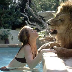she didn t think it was funny when the lion did it back to her