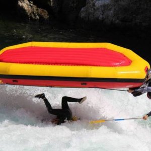 upside down river rafting is only for the experts