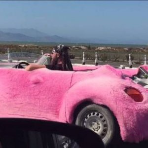 real men are comfortable driving pink