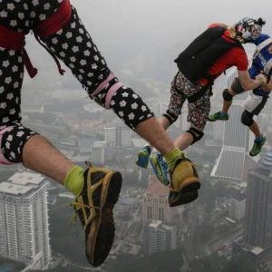 those kneepads will help when the parachute fails good thinking