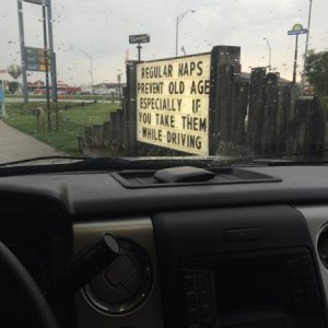 just wait until we have self driving cars