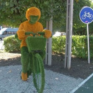 this is what happens if you tell people to ride a bike for the environment