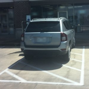 this spot doesn t need one of your fancy handicapped stickers