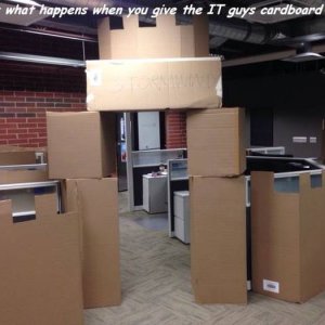 or people are getting really sick of your hip open floor office plan and will do anything to get