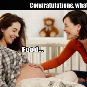 in case youre lady is late just remind her it might be food
