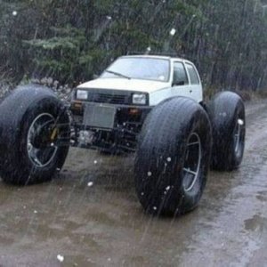 if it keeps raining those tires will help it float