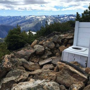 the fresh mountain air helps ya stay regular