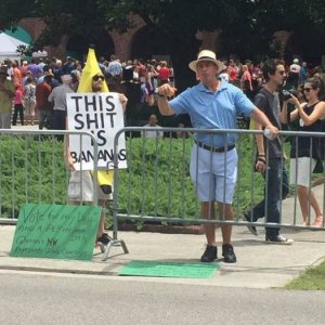 he has a platform could all get behind but his pole numbers started to slip
