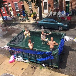 fun until they found out that was the city asbestos removal dumpster