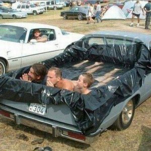 they are watching the thunderbird drag race