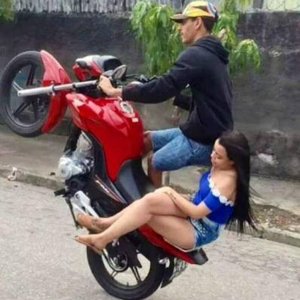 just a casual pop a wheelie
