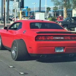 when your car gets a swollen tire