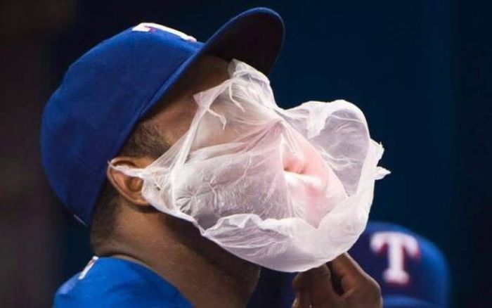 and in that moment he struck out