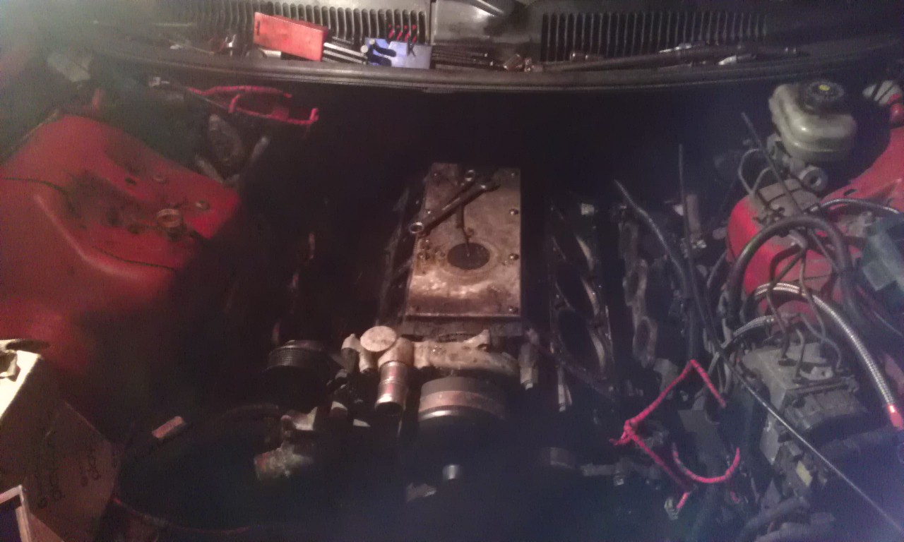 Both heads are out, at last.