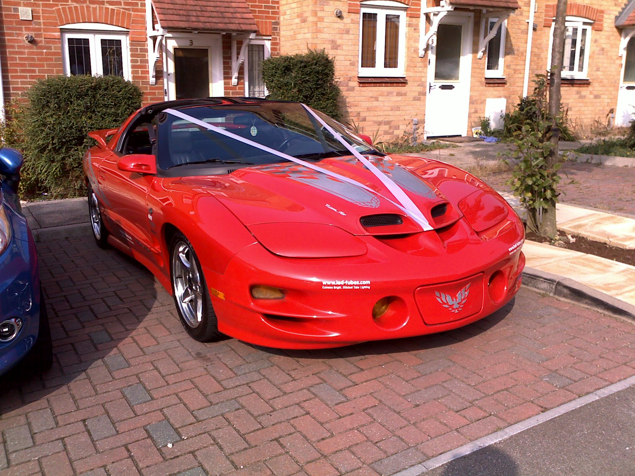 Craigs Wedding, car cleaned and ready to go.