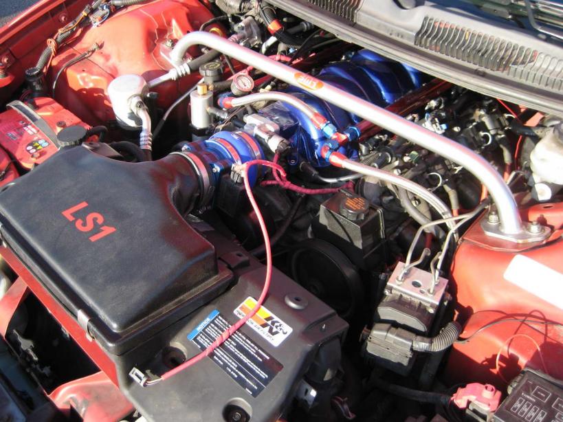 Engine bay, November 2008