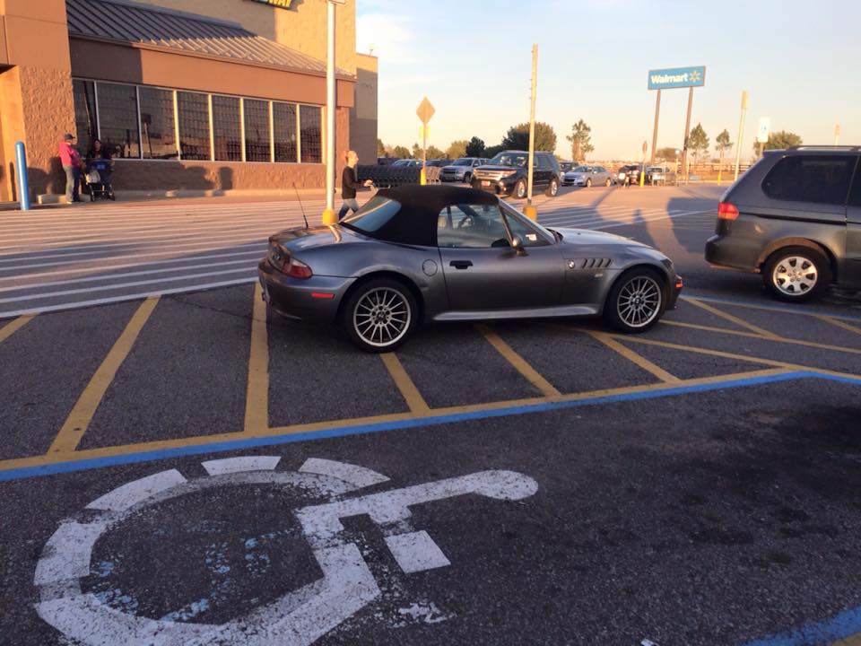 fyi bmw s get priority spots over handicapped spots