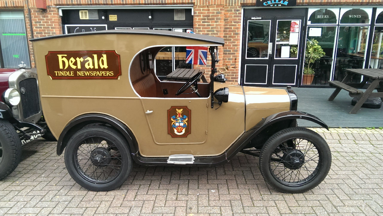 Herald Tindle Newpaper van