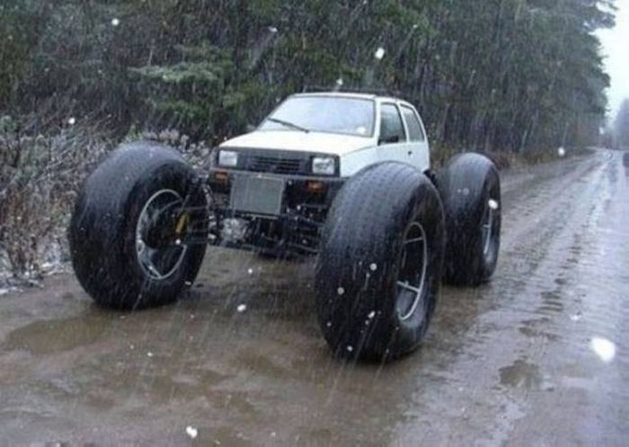 if it keeps raining those tires will help it float