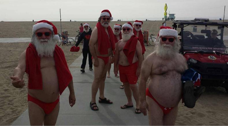 if you rub suntan lotion on santa s belly he will take you off the naughty list