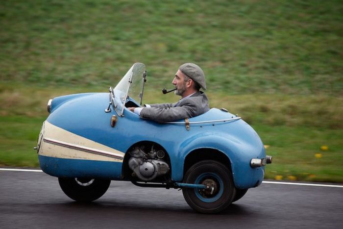 laugh but you would be shocked at how much this guy cleans up driving this thing