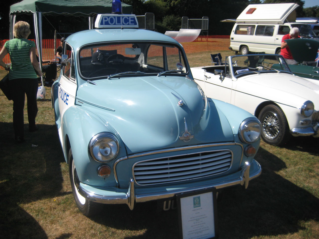 Morriss Minor Police car.