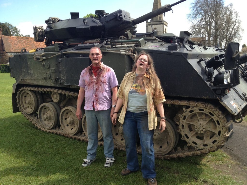 Nice day, nice people, friendly zombies...then TANK!