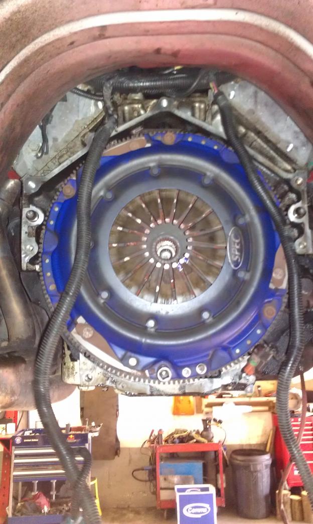 Old clutch coming out. spec Stage II clutch up can hold to 650hp