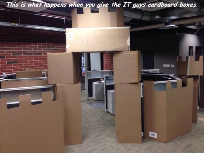or people are getting really sick of your hip open floor office plan and will do anything to get