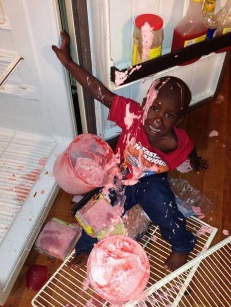 that family fucking loves pink ice cream