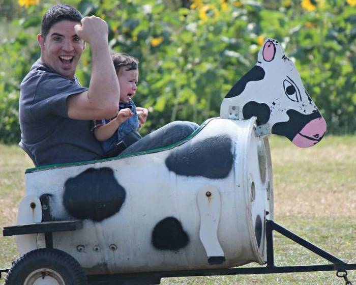 that farm themed amusement park sounded fun on paper