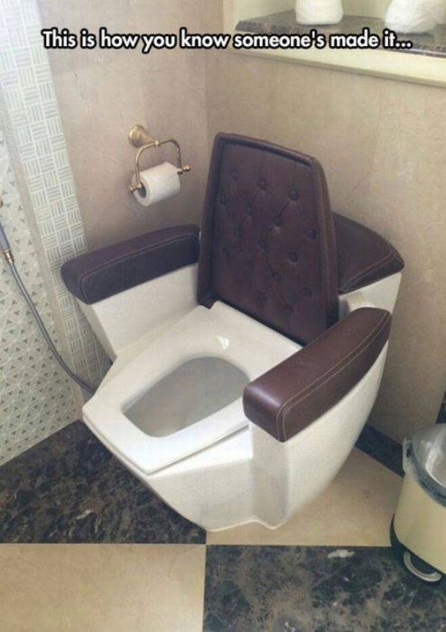 the throne room of any man s castle deserves a respectable seat