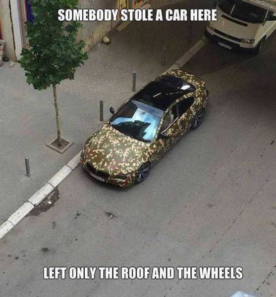 this guy never gets parking tickets