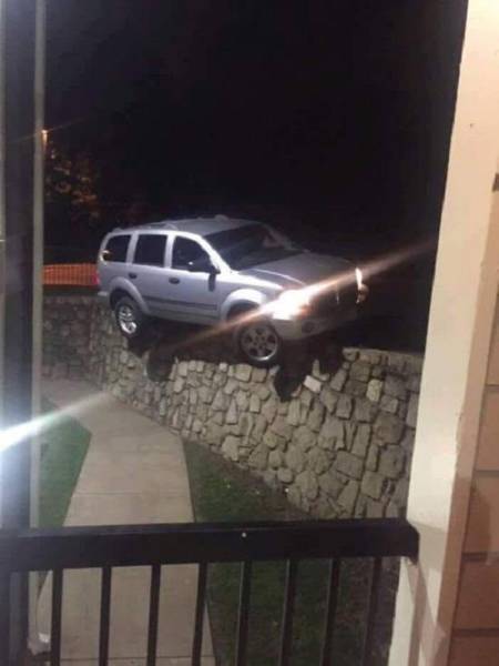 we shouldn t judge he had a few drinks in him when he did that parking job