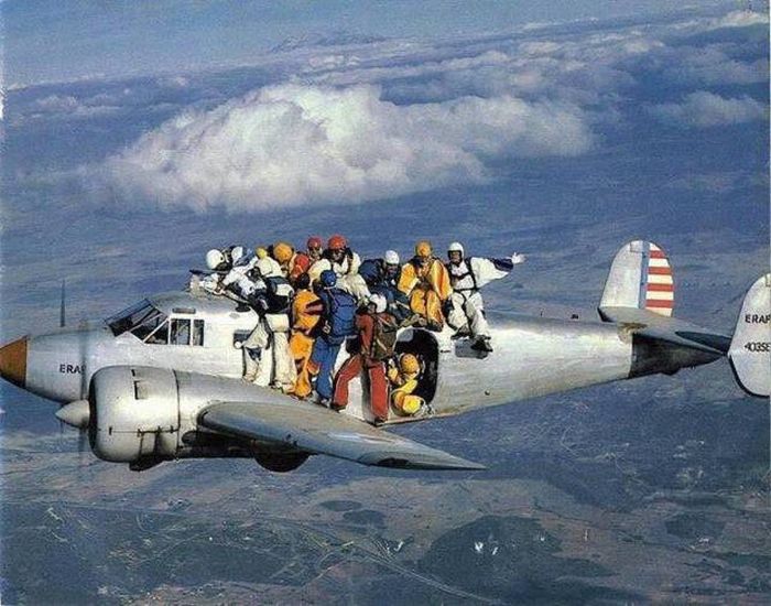when you discover your parachute pals are pussies