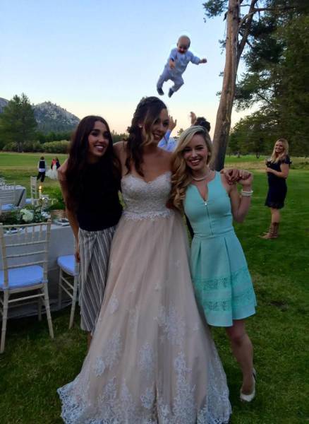 when you get married next thing ya know a baby will fly right out of your woman