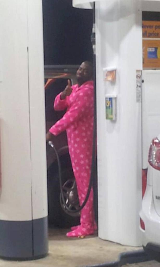 when you got a sleepover goin but mom wants you to fill up the tank