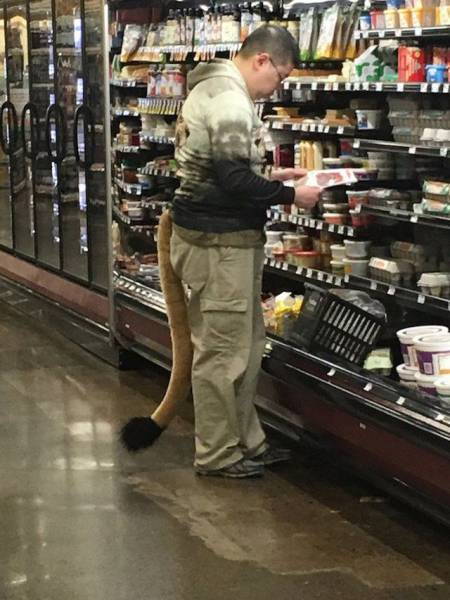 when you leave the furry party quick to go pick up the steaks